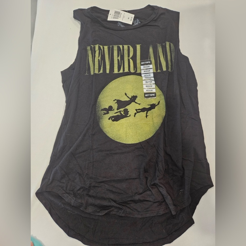 NWT Neverland Tank Top - Black